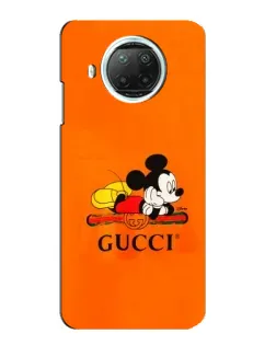 Чехол для Xiaomi Mi 10i с картинкой «Микки Маус Gucci — оранж» Чехол для Xiaomi Mi 10i с картинкой «Микки Маус Gucci — оранж»