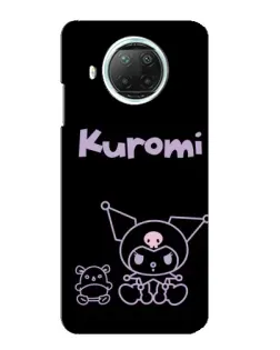 Чехол для Xiaomi Mi 10i с картинкой «Kuromi — черный минимализм»