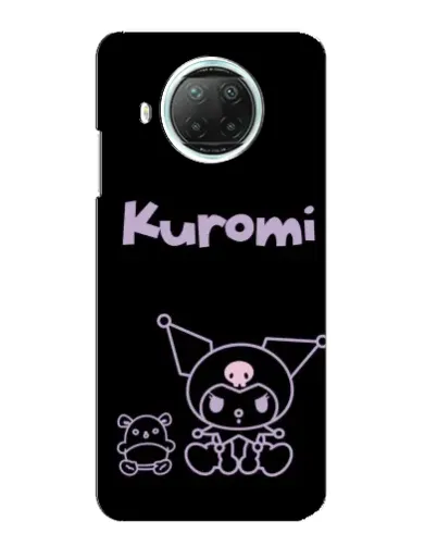 Чехол для Xiaomi Mi 10i с картинкой «Kuromi — черный минимализм»