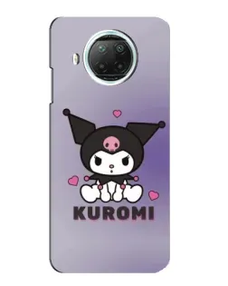 Чехол для Xiaomi Mi 10i с картинкой «Kuromi — фиолетовый арт»