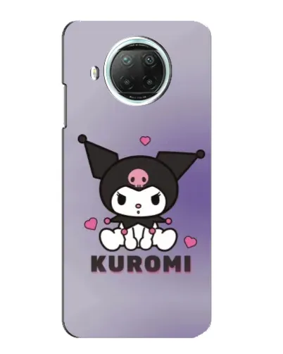 Чехол для Xiaomi Mi 10i с картинкой «Kuromi — фиолетовый арт»