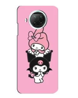 Чехол для Xiaomi Mi 10i с картинкой «My Melody и Kuromi»