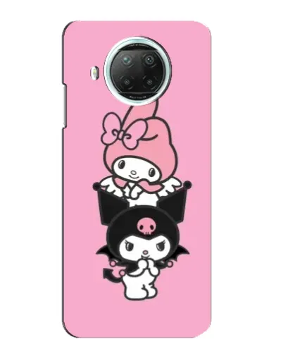 Чехол для Xiaomi Mi 10i с картинкой «My Melody и Kuromi»