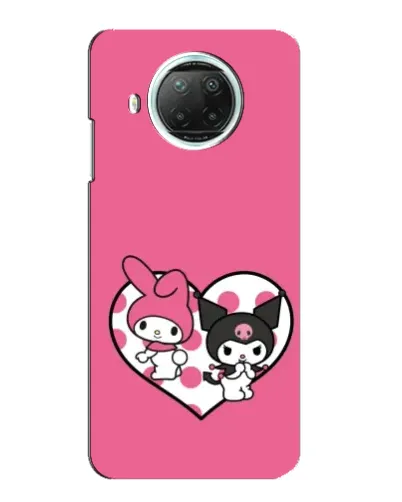 Чехол для Xiaomi Mi 10i с картинкой «Kuromi и My Melody»