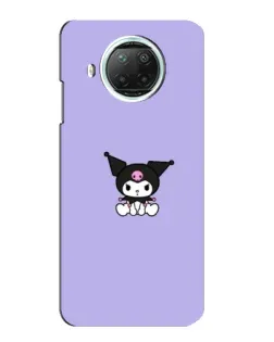 Чехол для Xiaomi Mi 10i с картинкой «Kuromi — фиолетовый минимализм»