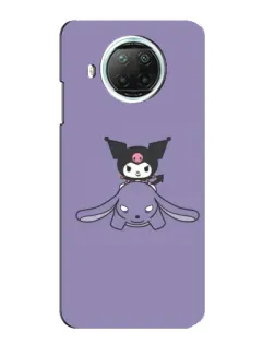 Чехол для Xiaomi Mi 10i с картинкой «Kuromi на лиловом фоне»