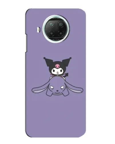 Чехол для Xiaomi Mi 10i с картинкой «Kuromi на лиловом фоне»