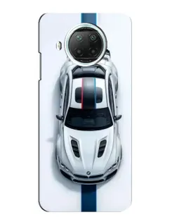 Чехол для Xiaomi Mi 10i с картинкой «Вид сверху — BMW M»