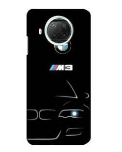 Чехол для Xiaomi Mi 10i с картинкой «Минималистичный принт BMW M3»