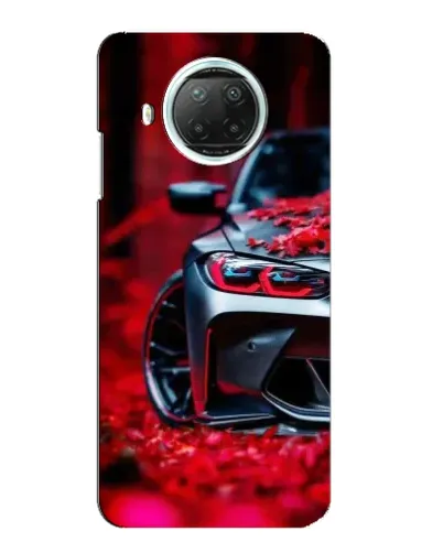 Чехол для Xiaomi Mi 10i с картинкой «Спортивная BMW и цветы» Чехол для Xiaomi Mi 10i с картинкой «Спортивная BMW и цветы»