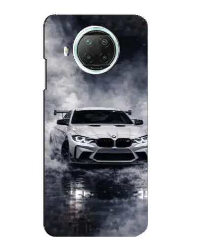 Чехол для Xiaomi Mi 10i с картинкой «BMW сквозь туман» Чехол для Xiaomi Mi 10i с картинкой «BMW сквозь туман»