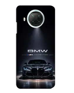 Чехол для Xiaomi Mi 10i с картинкой «BMW сквозь ночной город» Чехол для Xiaomi Mi 10i с картинкой «BMW сквозь ночной город»