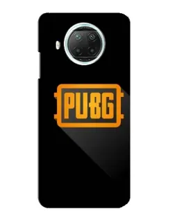 Чехол для Xiaomi Mi 10i с картинкой «PUBG — рамка лого»