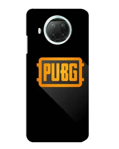 Чехол для Xiaomi Mi 10i с картинкой «PUBG — рамка лого»
