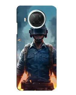 Чехол для Xiaomi Mi 10i с картинкой «PUBG — реалистичный герой»