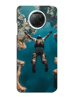 Чехол для Xiaomi Mi 10i с картинкой «PUBG — свободное падение»