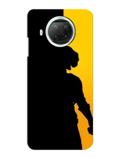 Чехол для Xiaomi Mi 10i с картинкой «Тень воина PUBG»