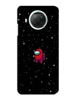 Чехол для Xiaomi Mi 10i с картинкой «Красный Among Us»