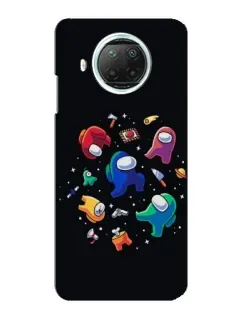 Чехол для Xiaomi Mi 10i с картинкой «Among Us космос»