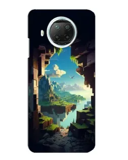 Чехол для Xiaomi Mi 10i с картинкой «Вид из пещеры»