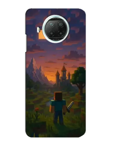 Чехол для Xiaomi Mi 10i с картинкой «Стив у башни» Чехол для Xiaomi Mi 10i с картинкой «Стив у башни»