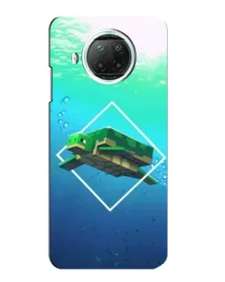 Чохол для Xiaomi Mi 10i з картинкою «Черепаха Minecraft»