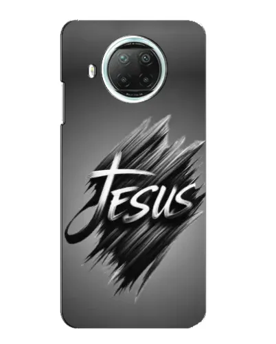 Чехол для Xiaomi Mi 10i с картинкой «Надпись Jesus Graffiti»