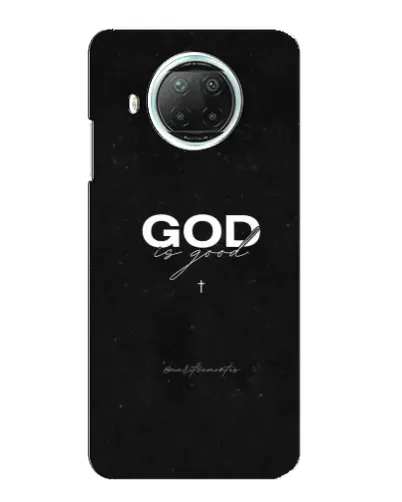 Чехол для Xiaomi Mi 10i с картинкой «GOD — Бог над всем»