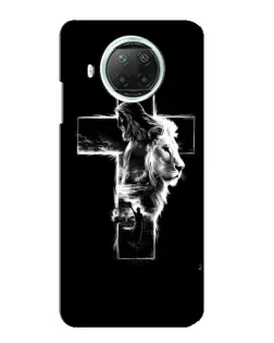 Чохол для Xiaomi Mi 10i з картинкою «Сяючий хрест Jesus»