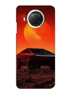 Чехол для Xiaomi Mi 10i с картинкой «Cybertruck на Марсе»