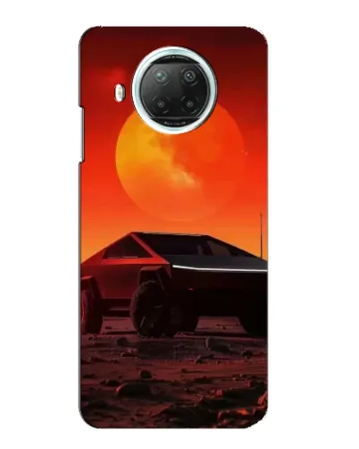 Чехол для Xiaomi Mi 10i с картинкой «Cybertruck на Марсе»