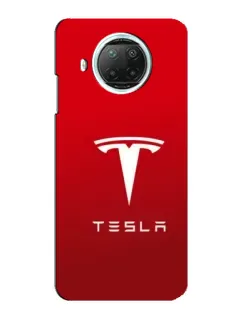 Чехол для Xiaomi Mi 10i с картинкой «Tesla Red Classic»