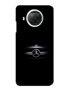 Чехол для Xiaomi Mi 10i с картинкой «Mercedes — абстрактные линии»