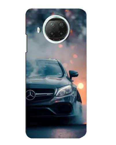 Чехол для Xiaomi Mi 10i с картинкой «Mercedes — ночной город» Чехол для Xiaomi Mi 10i с картинкой «Mercedes — ночной город»