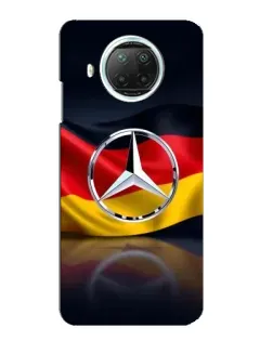 Чехол для Xiaomi Mi 10i с картинкой «Mercedes — флаг Германии»