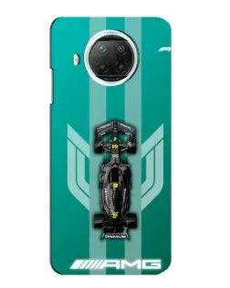 Чехол для Xiaomi Mi 10i с картинкой «Mercedes AMG Petronas»