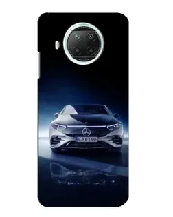 Чехол для Xiaomi Mi 10i с картинкой «Ночной Mercedes EQ»