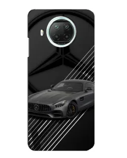 Чехол для Xiaomi Mi 10i с картинкой «Mercedes AMG — графика»