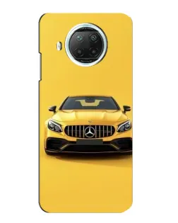 Чехол для Xiaomi Mi 10i с картинкой «Желтый Mercedes GT»