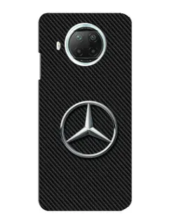 Чехол для Xiaomi Mi 10i с картинкой «Карбоновый Mercedes стиль»