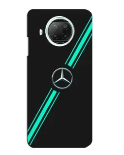 Чехол для Xiaomi Mi 10i с картинкой «Спортивные линии Mercedes»
