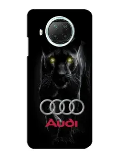 Чехол для Xiaomi Mi 10i с картинкой «Пантера и Audi»