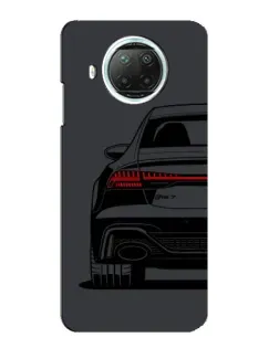 Чехол для Xiaomi Mi 10i с картинкой «Задняя часть Audi — арт»