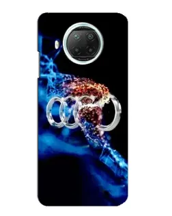Чехол для Xiaomi Mi 10i с картинкой «Энергия лого Audi»