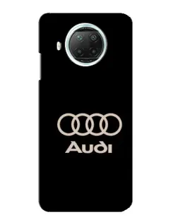 Чехол для Xiaomi Mi 10i с картинкой «Audi — золотой логотип»