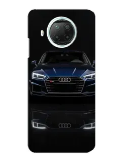 Чехол для Xiaomi Mi 10i с картинкой «Audi — ночное отражение»