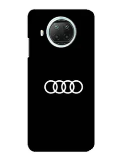 Чехол для Xiaomi Mi 10i с картинкой «Audi White Logo»