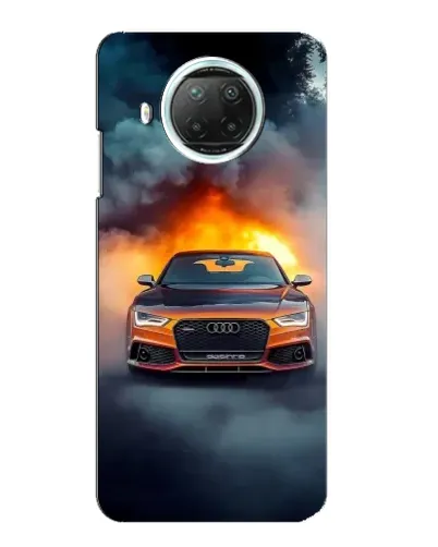 Чехол для Xiaomi Mi 10i с картинкой «Audi в огненном дыму» Чехол для Xiaomi Mi 10i с картинкой «Audi в огненном дыму»