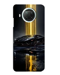 Чехол для Xiaomi Mi 10i с картинкой «Ночной Lamborghini драйв»