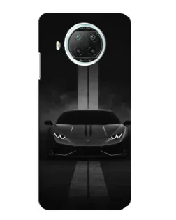 Чехол для Xiaomi Mi 10i с картинкой «Lamborghini симметрия дорог»